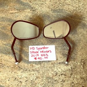 2017 Stock 883 Iron mirrors